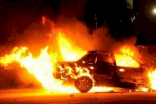 Innalillahi! Putra Gubernur Kaltara AKP Novandi jadi Korban Tewas Toyota Camry Terbakar