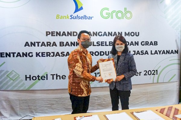 Dukung Kebutuhan Harian Perusahaan, Grab dan Bank Sulselbar Kolaborasi Hadirkan Layanan Grab for Business