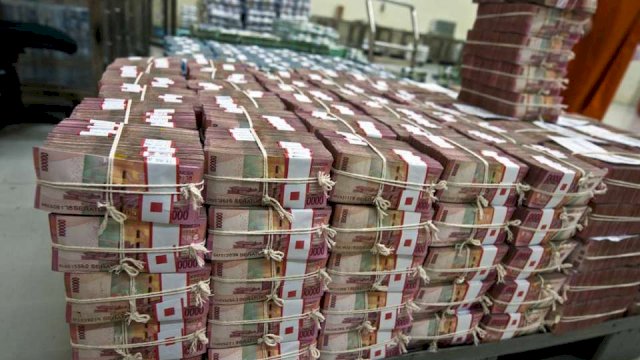 Ilustrasi Dan Pemda yang Mengendap di Bank.(F-INT)