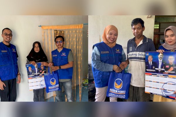 NasDem Gaspol di Kepulauan Selayar Sulsel, Kader Keliling Bagi-bagi Sembako Setiap Hari Jumat