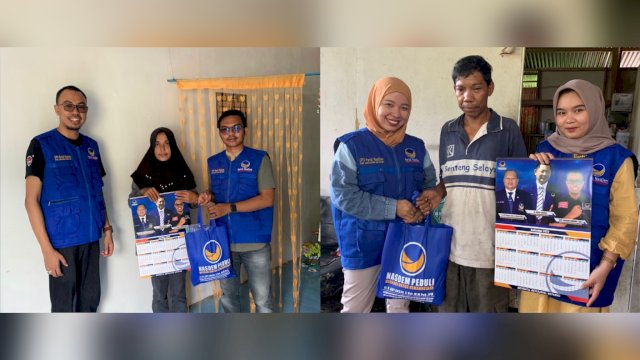 NasDem Gaspol di Kepulauan Selayar Sulsel, Kader Keliling Bagi-bagi Sembako Setiap Hari Jumat