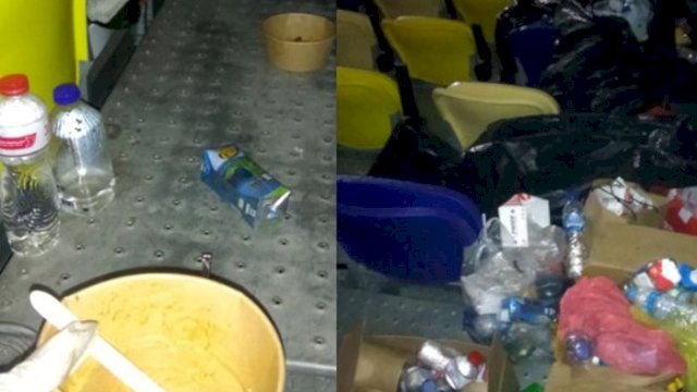 Sampah MotoGP Mandalika yang capai 20 ton dalam sehari.(F-INT)