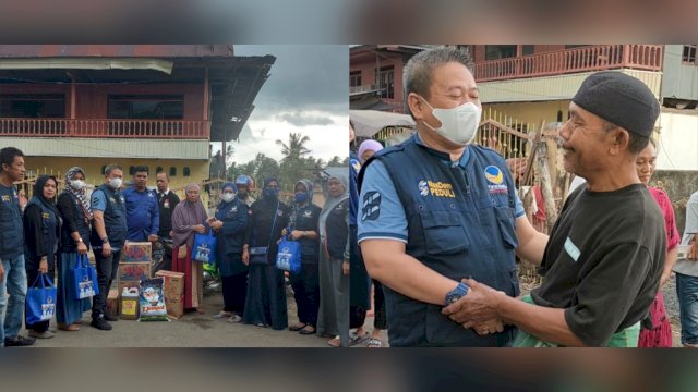 Gerak Cepat Kader NasDem Soppeng Kunjungi Korban Kebakaran