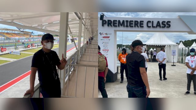 Gaspol! Ketua IMI Sulsel Rusdi Masse Nonton Langsung MotoGP di Mandalika