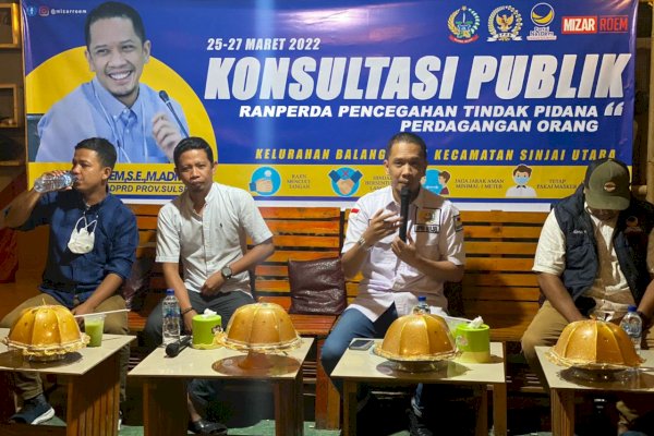 Mizar Roem Gelar Konsultasi Publik Ranperda Pencegahan-Penanganan Tindak Pidana Perdagangan Orang