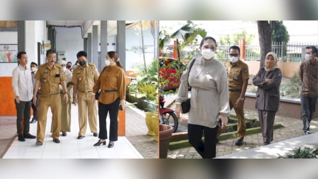 Anggota DPRD Sulsel Debbie Purnama Rusdin dari Fraksi Golkar lakukan kunjungi dua SMKN di Makassar