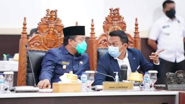 Andi Sudirman Sulaiman dengan Syaharuddin Alrif