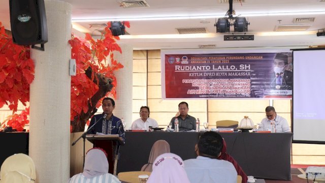Ketua DPRD Makassar Rudianto Lallo.