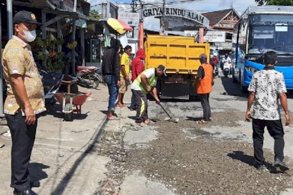 Kabar Baik Buat Warga Antang, Pemprov Sulsel Bakal Lanjutkan Penanganan Jalan Rusak