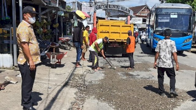 Kabar Baik Buat Warga Antang, Pemprov Sulsel Bakal Lanjutkan Penanganan Jalan Rusak