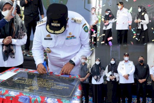 Bupati Maros Didampingi Wabup Resmikan Gedung Baru UPTD Puskesmas Marusu