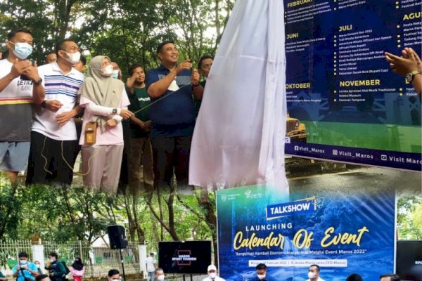 Bupati Maros-Wabup Launching “Top 44 Calendar of Event Pariwisata 2022”