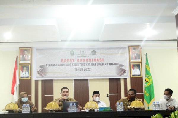 Buka Rakor MTQ, Sekda Takalar Minta Seleksi dan Pembinaan Kafilah Ditingkatkan