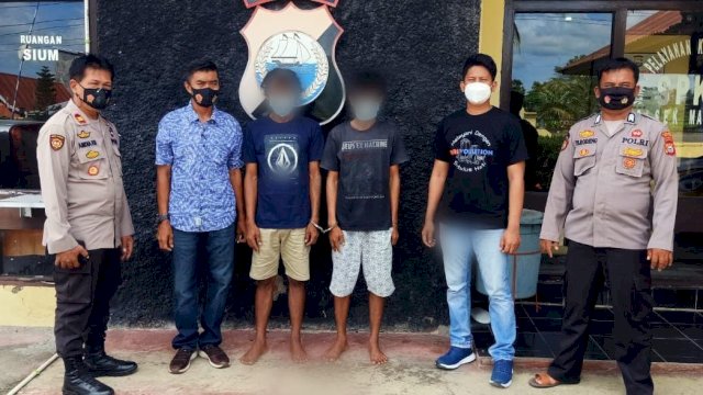 2 Puncuri Itik di Wajo Sulsel ditangkap polisi.(F-INT)