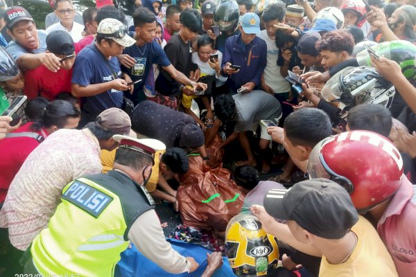 Coba Salip Truk Tangki, Pengendara Motor di Makassar Tewas Terlindas