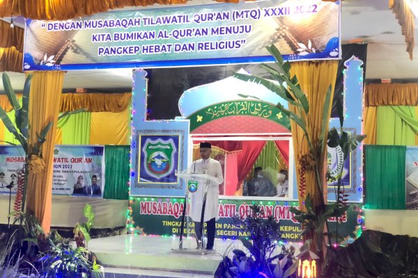 Wabup Pangkep Syahban Sammana Tutup MTQ Tingkat Kabupaten Pangkep Ke XXXII