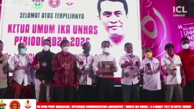 Andi Amran Sulaiman terpilih menjadi Ketua Umum IKA UNHAS.