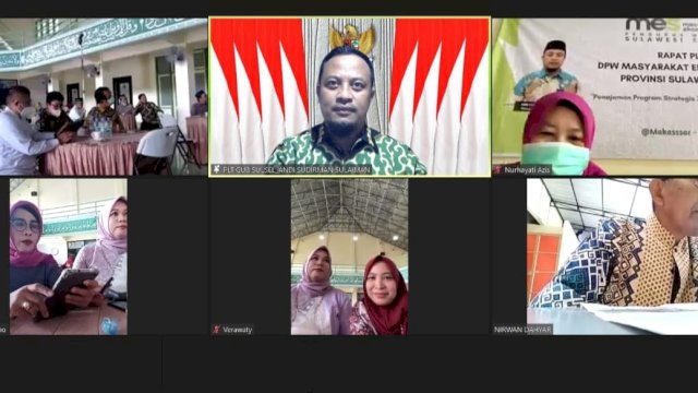 Andi Sudirman Pimpin Rapat Pleno DPW Masyarakat Ekonomi Syariah Sulsel 2022.