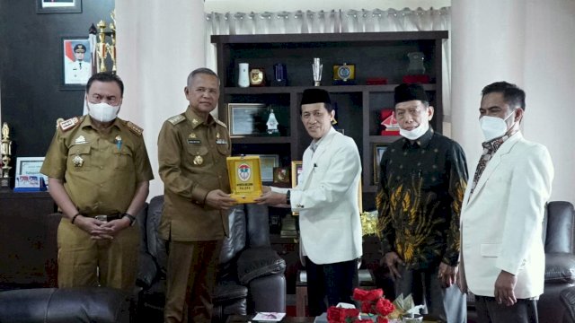 Bupati Luwu Basmin Mattayang terima Kunjungan Unanda.