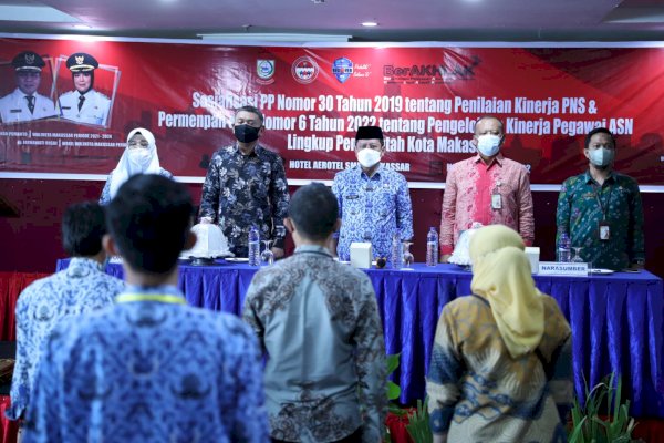 BKPSMD Gelar Sosialisasi Kinerja ASN Lingkup Pemkot Makassar