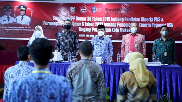 BKPSMD Gelar Sosialisasi Kinerja ASN Lingkup Pemkot Makassar