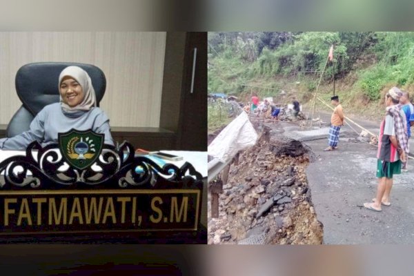 Jalan Provinsi Maros-Bone Rusak, Waka DPRD dari NasDem Fatmawati: Dari Dulu Kami Suarakan, Tak Pernah Diperbaiki