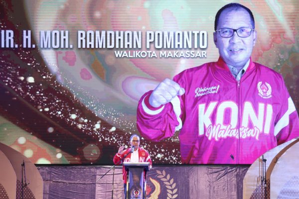 Pelantikan Pengurus KONI Makassar, Danny Pomanto: Harus Kompak dan Visi Misinya Berkesesuaian