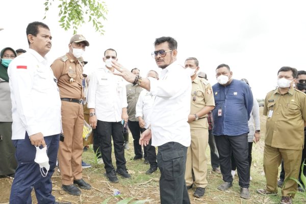 Menko Luhut Bahas Food Estate di Kementan, Minta PUPR Segera Bangun Irigasi dan Infrastruktur Lainya