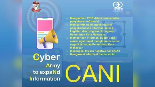 Diskominfo Makassar Buat Aplikasi Bernama CANI.