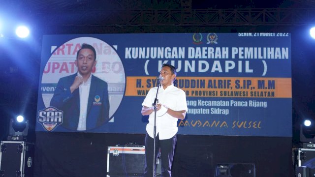 Wakil Ketua DPRD Sulsel, Syaharuddin Alrif.