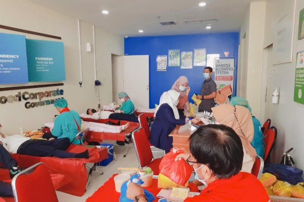Rutin Laksanakan Kegiatan Donor Darah, Bank Sulselbar jadi Pahlawan Kemanusiaan