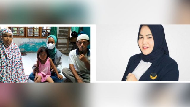Sahabat Putri Dakka, berikan bantuan kepada warga Palopo Sulsel.