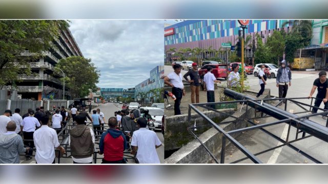 Bapenda Makassar Lakukan Penertiban Reklame dan Umbul-umbul.