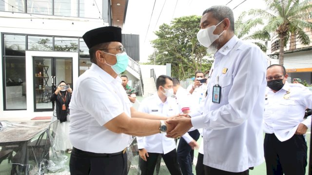 Walikota Palopo Judas Amir Sambut Rombongan Kemenkumham.
