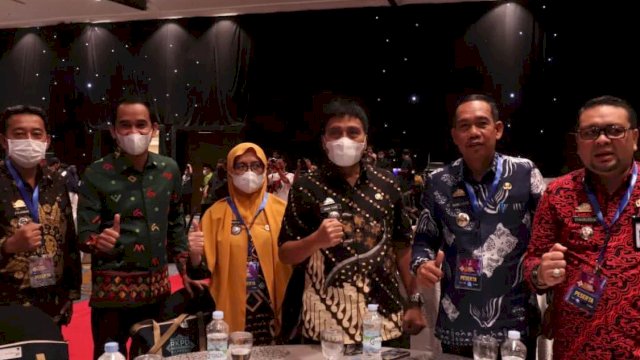 Ketua DPRD Rudianto Lallo, saat menghadiri Musrenbang 2023.