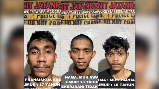 Ini Tampang Kawanan Geng Motor di Makassar yang Aniaya warga hingga tewas.