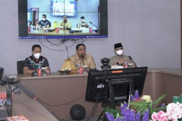 Bupati Maros Chaidir Syam Hadiri Rapat Percepatan Pembangunan Infrastruktur Kereta Api