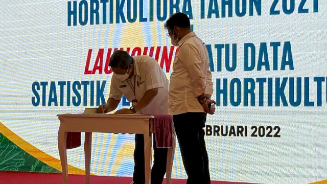 Menteri Pertanian Luncurkan Satu Data Statistik Pertanian Hortikultura.