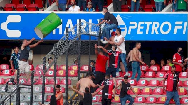 Superter Liga Meksiko rusuh.(F-INT)