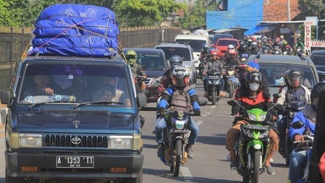 Ilustrasi Mudik Lebaran.(F-INT)