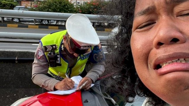 Marshel Kena Tilang Polisi.(F-INT)