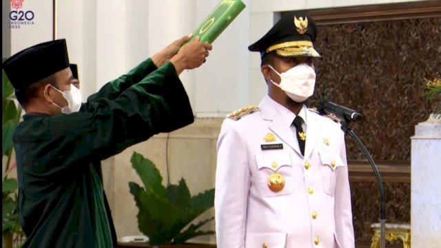 Andi Sudirman Sulaiman Jadi Gubernur Sulsel.(F-INT)