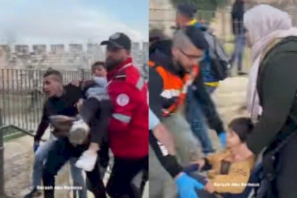 Gadis Palestina Dipukuli Saat Perayaan Isra Miraj, Mana NATO-Amerika?