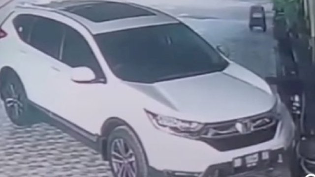 Mobil yang dicuri mantan karyawan di Makassar.(F-INT)