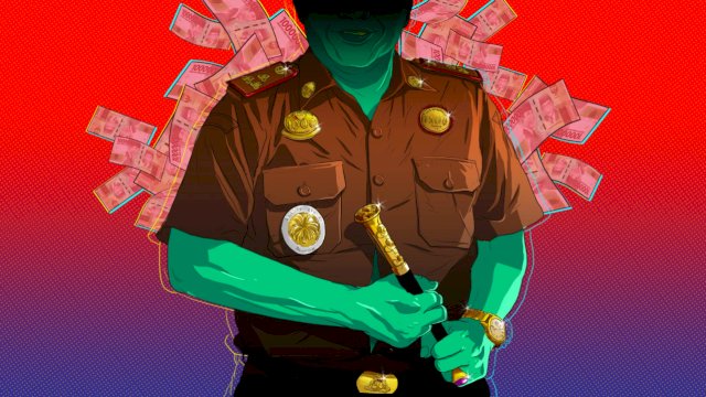 Ilustrasi Jaksa Main Proyek.(F-INT)