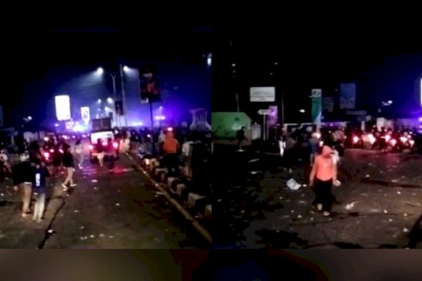 Demo Mahasiswa 11 April di Makassar Berujung Ricuh, Masih Bentrok Hingga Malam