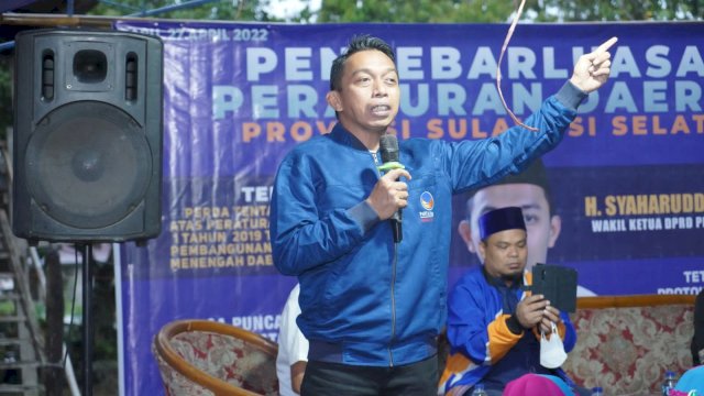 Waka DPRD Sulsel Syaharuddin Alrif Sosialisasi RPJMD Sambil Sapa Masyarakat Maiwa Enrekang, Wabup Asman Ikut Hadir