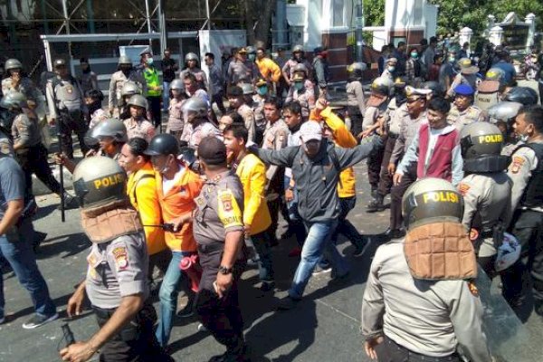 Dishub Makassar Himbau Pengguna Jalan Hidari Titik Aksi Demontrasi