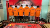 5 Pelaku Pembusuran di Maros Ditangkap