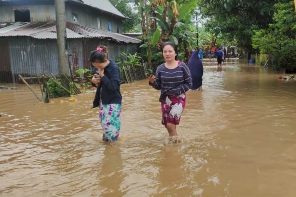 Hujan Deras, Sebagian Wilayah Pangkep Terendam Banjir